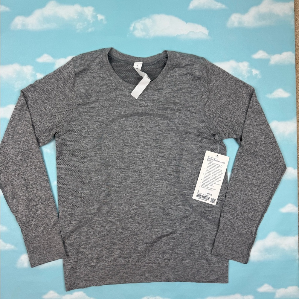 Lululemon swiftly relaxed Gray Long Sleeve shirt